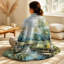 Ensemble de couverture et coussin décoratif Birch Woods Whispering Winds X - Tree Birch-123175258