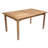 Anautica 6 - Person Wood Patio Dining Set with Rectangular Table