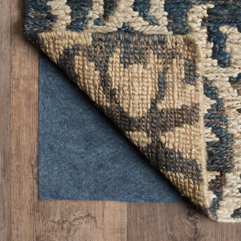 Sous-tapis tout-en-un 8 pi x 10 pi gris, Rectangle de 5 pi x 8 pi