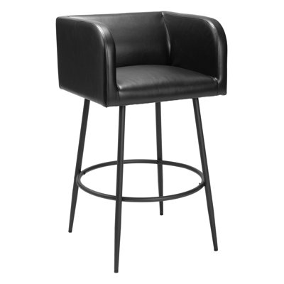 Kanti Horbat Counter Stool (Set Of 2) Black