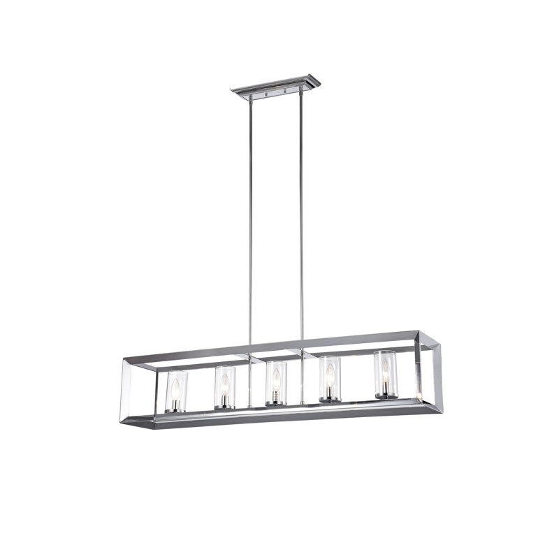 Bannon 5 - Light Kitchen Island Square / Rectangle Chandelier