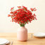 20 pièces de fleurs artificielles pour bébé, 21 pouces de fleurs simulées, décoration de fête, décoration de table, rouge