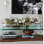 Arrangement floral et centre de table en verre Magnolia-472820214-451837025