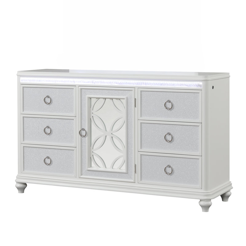Ankara Dresser White