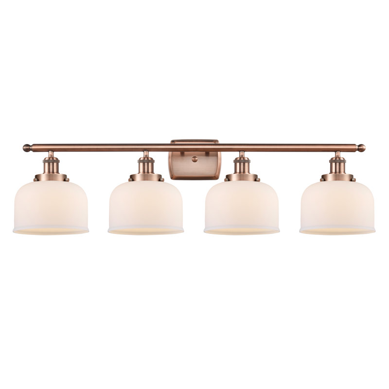4 - Light Dimmable Bath Bar, Antique Copper