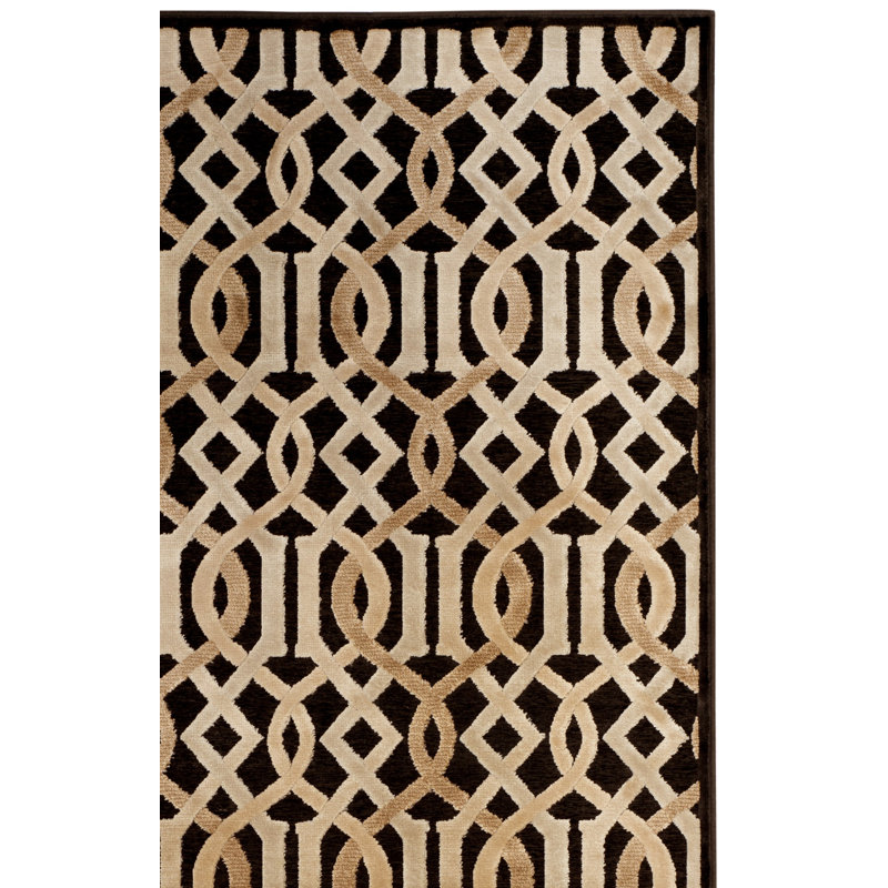 Tapis en viscose Van Wyck Paradise, Rectangle 5 pi 3 po x 7 pi 6 po
