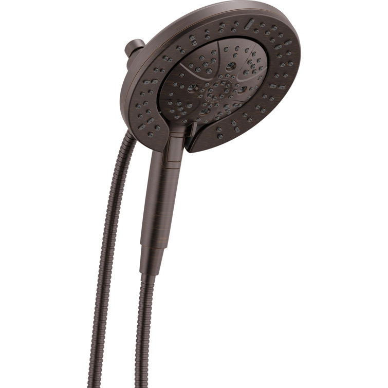 Delta Faucet 7-Setting In2ition 2-in-1 Dual Shower Head with ProClean Spray 2.5GPM