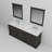 Dukes 80"  Double Vanity, Square Sinks And 30" Mirrors W/ Faucets-731382010-787786599