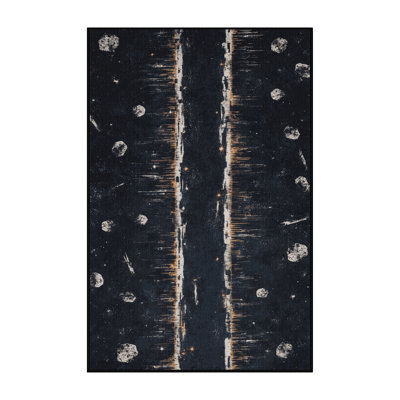 Tapis gris lavable à la machine