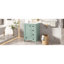 24" Bathroom Vanity Featuring A Cabinet, Ceramic Sink, And Soft - Close Drawers With Adjustable Shelving 24 Inch Integrated Hidden Dividers, Hardware