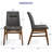 Pu Leather Dining Chairs, Modern Leather Dining Chairs With Solid Wood Frame, Water-Resistant & Easy-Clean-1631888859-1634750154