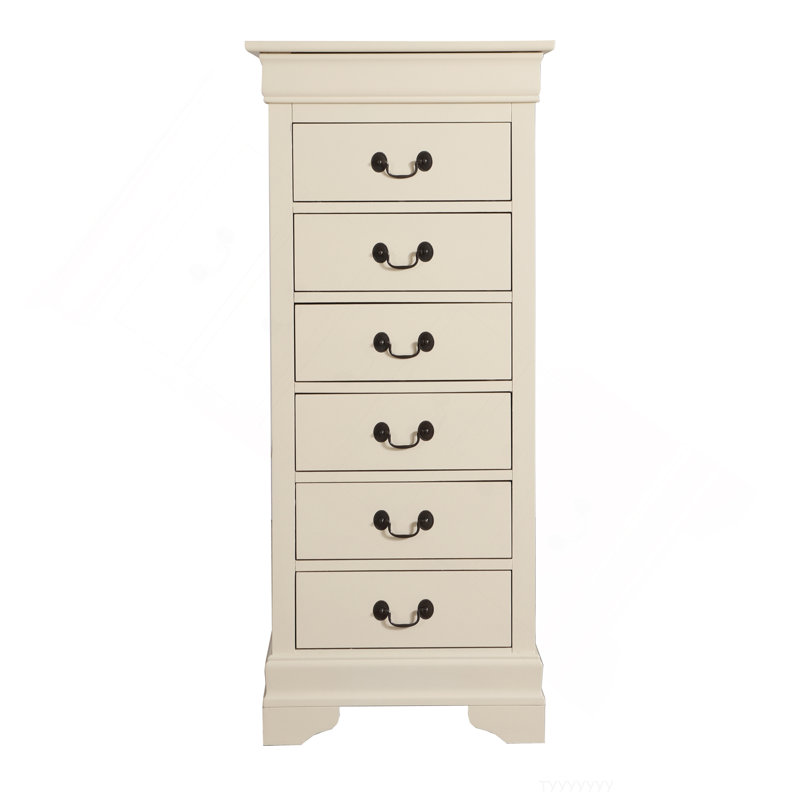 Commode à linge Louis Phillipe, beige, Beige