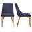 Leonitus 18.25'' H Linen Upholstered Side Chair-2077309791