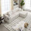 3 Seater Corduroy Sofa-700712687