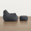Fauteuil à billes très large avec repose-pieds-34332379