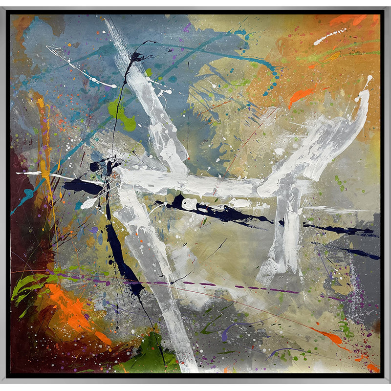 «Mis pensamientos», magnifique estampe numérique limitée sur toile par Azarian, 48 x 48