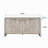 Accent Cabinet Farmhouse Style 4 Door Wooden Cabinet Sideboard Buffet Server Cabinet Storage Cabinet, For Living Room, Entryway, Hallway, Office, Kitchen And Dining Room-373204795