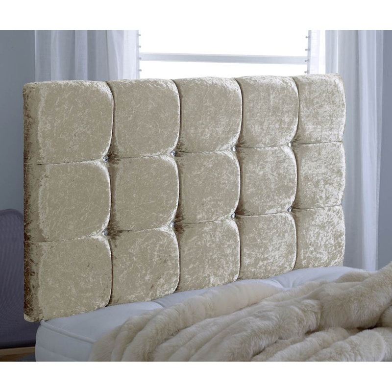 Estep Upholstered Headboard, Cream, Single (3')