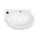 16"x11"Ceramic Rectangular Wall Mount Bathroom Sink with Single Faucet Hole