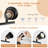 Track Lighting Fixtures Ceiling,4 GU10 Flexible Heads with Dimmable Bulbs