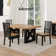 Lixy Magnolia 72-108" Rectangle Dining Table Set