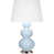 Bleu bébé / argenté antique