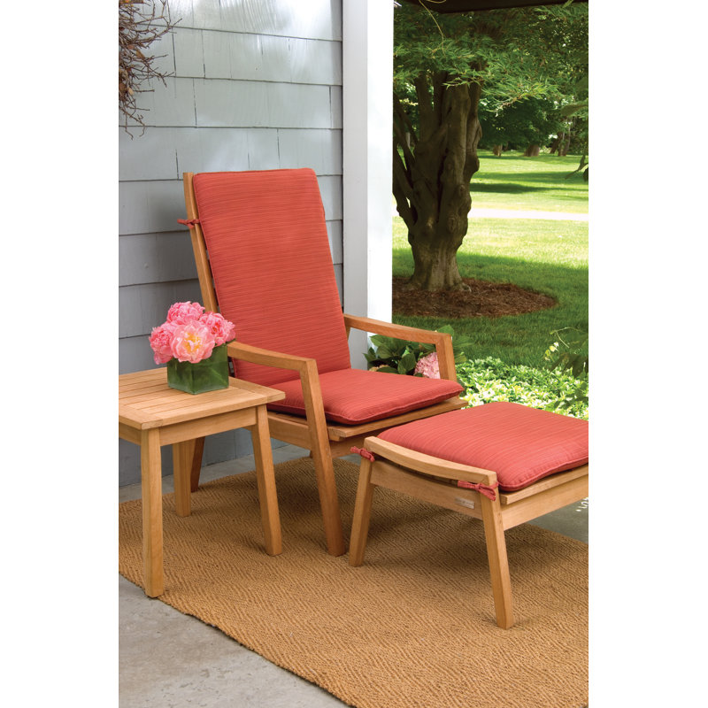 Coussin de repose-pieds d'extérieur, Papaye Dupione