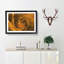 Golden Rose Flower - Picture Frame Graphic Art Print-56713146-56713147