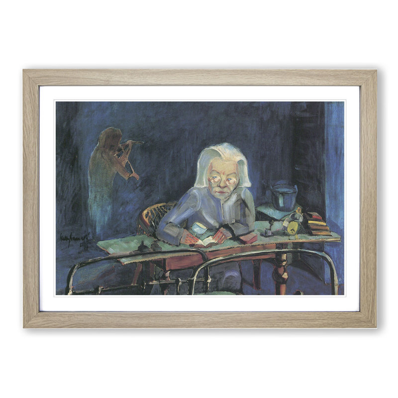 Sonia Vol.2 by Walter Gramatte - Picture Frame Painting, 36cm H x 48cm W x 2cm D, Oak Framed