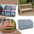 HeavyDuty Multipurpose Waterproof Outdoor Bench Cover, Patio Lounge 3-Seat Deep Bench Cover-436802274-436802296