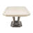  Fantosini Extendable Pedestal Dining Table - Silver Mist