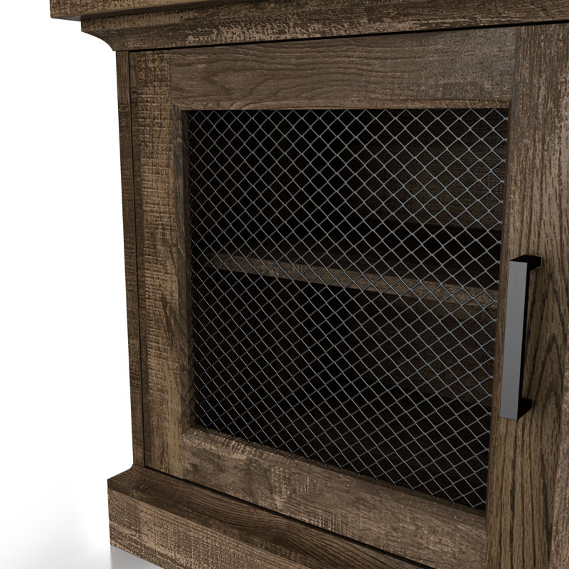 Westbrook 68.5" W Wood TV Stand for TVs with Cabinet