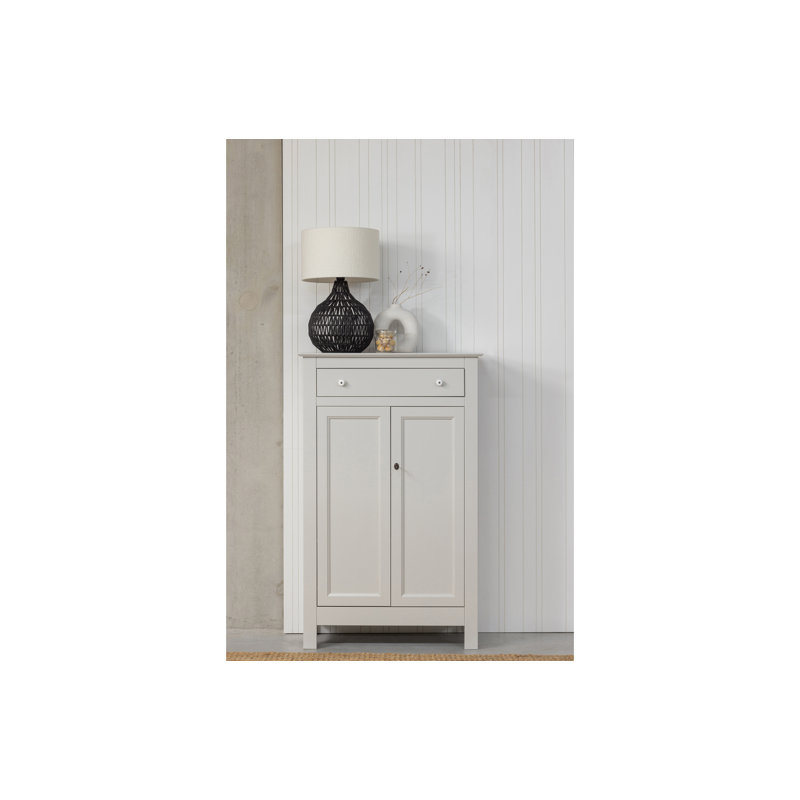 Eva 2 Door Solid Wood Wardrobe