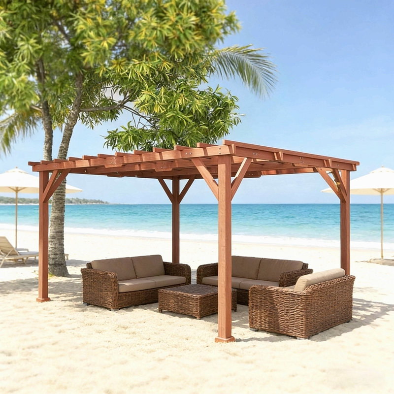Pergola en bois, pergola d'extérieur