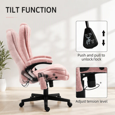 High Back Vibrating Massage Office Chair with Heat, Ideal for Home and Office Comfort and Flexibility