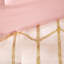 Édredon Blush avec coussins triangulaires métalliques avec tissage contemporain