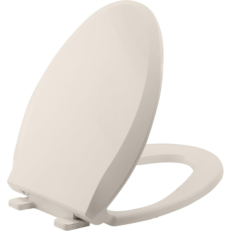 Siège de toilette allongé 19 po Almond, Amande