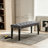 Upholstered Tufted Bench Ottoman , Velvet Dining Bench Bedroom Bench Footrest Stool Accent Bench-732065535