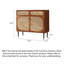 Buffets modernes modernes en osier