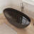 Fslefay 61'' Freestanding Bathtub Solid Surface Deep Soaking Tubs-125475437