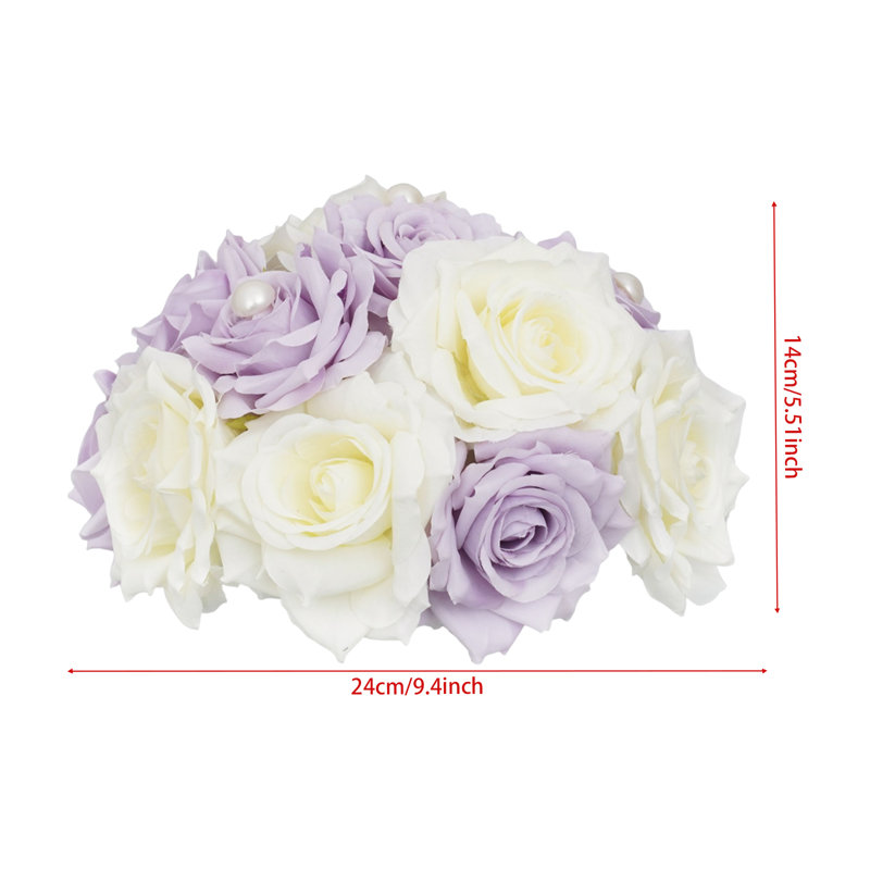 10 boules de fleurs artificielles 10PCS, Bouquet de boules de fleurs artificielles pour des décorations de table