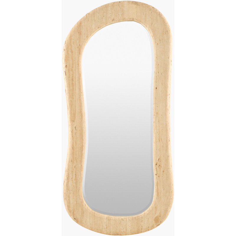 Roman Mirror, Tan, Stone