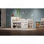 Lit mezzanine double avec rangement, tête de lit avec lumières DEL, blanc-223360282-223360283