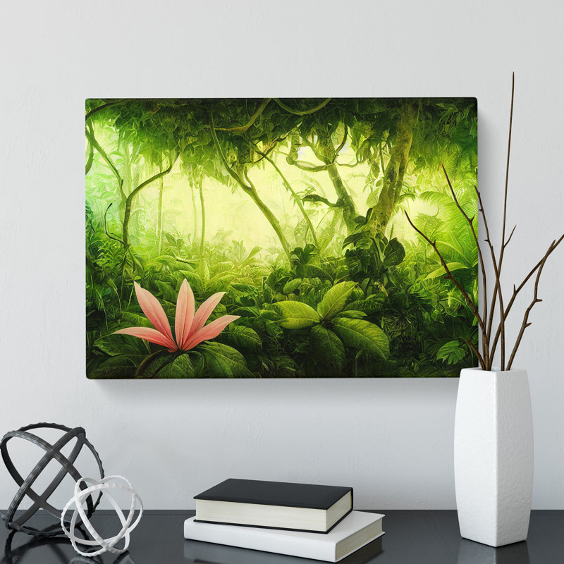 Jungle Plants - Wrapped Canvas, 35cm H x 50cm W x 3cm D