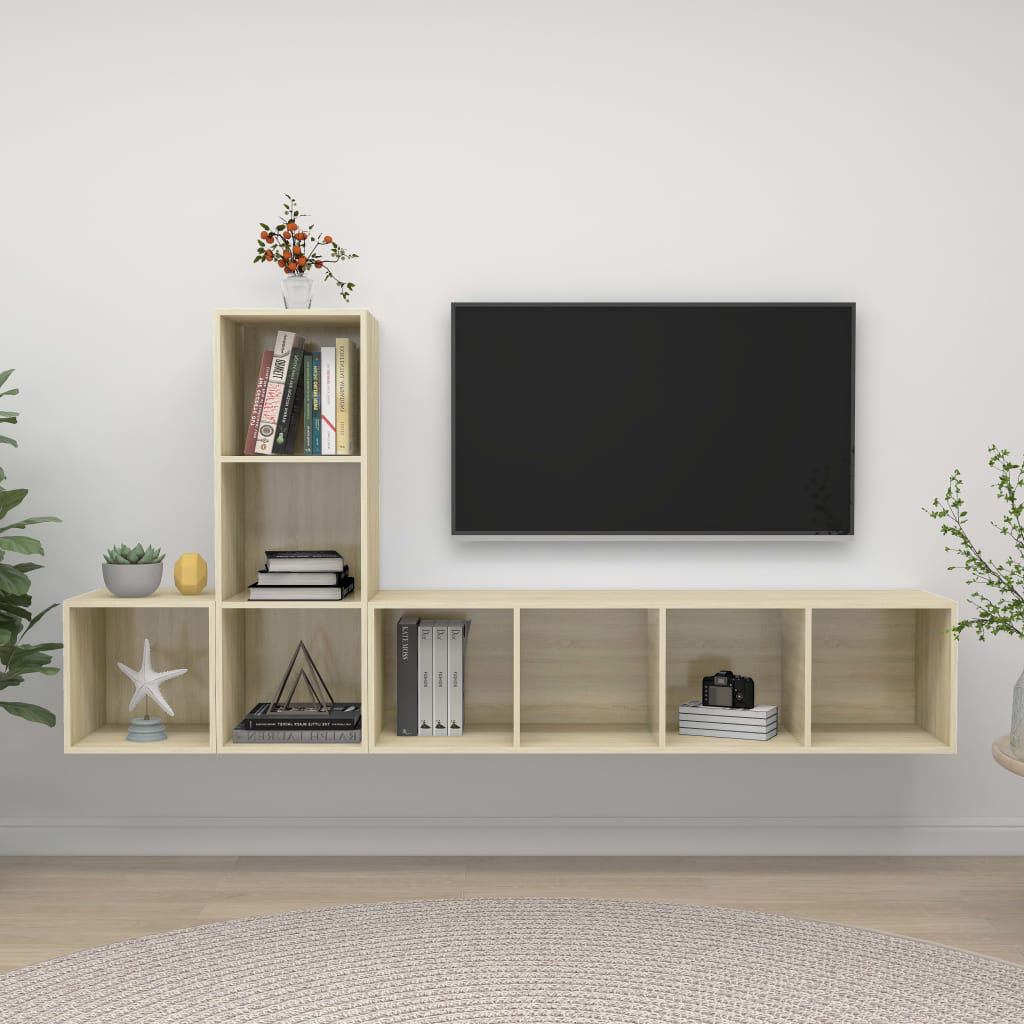 Draylen Unfinished Floating TV Stand for TVs up to 88"