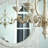 Pederson 6 - Light Steel Dimmable Chandelier