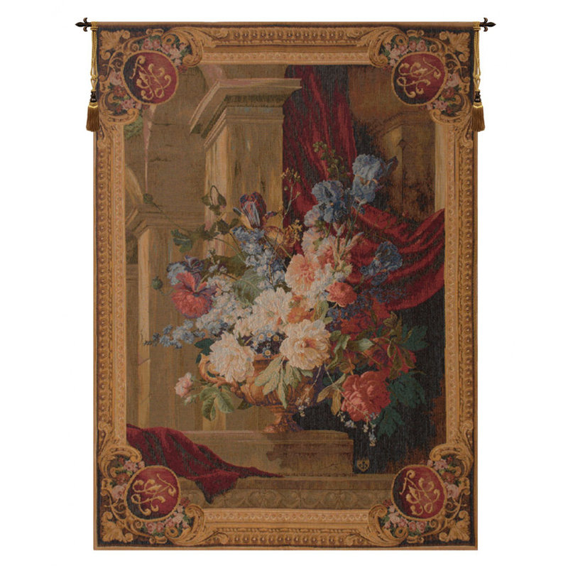 Loom Woven Cotton Blend Wall Hanging, 58" H x 44" W x 0.1" D