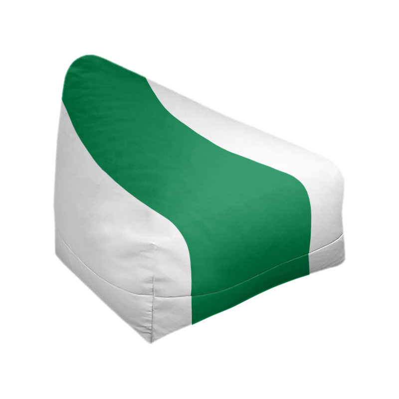 Housse de sac de pois standard Utah, Blanc / vert / blanc, 2 po x 27 po x 30 po