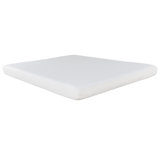 6 In. Firm Gel Memory Foam Mattress For Full Size Bed, White