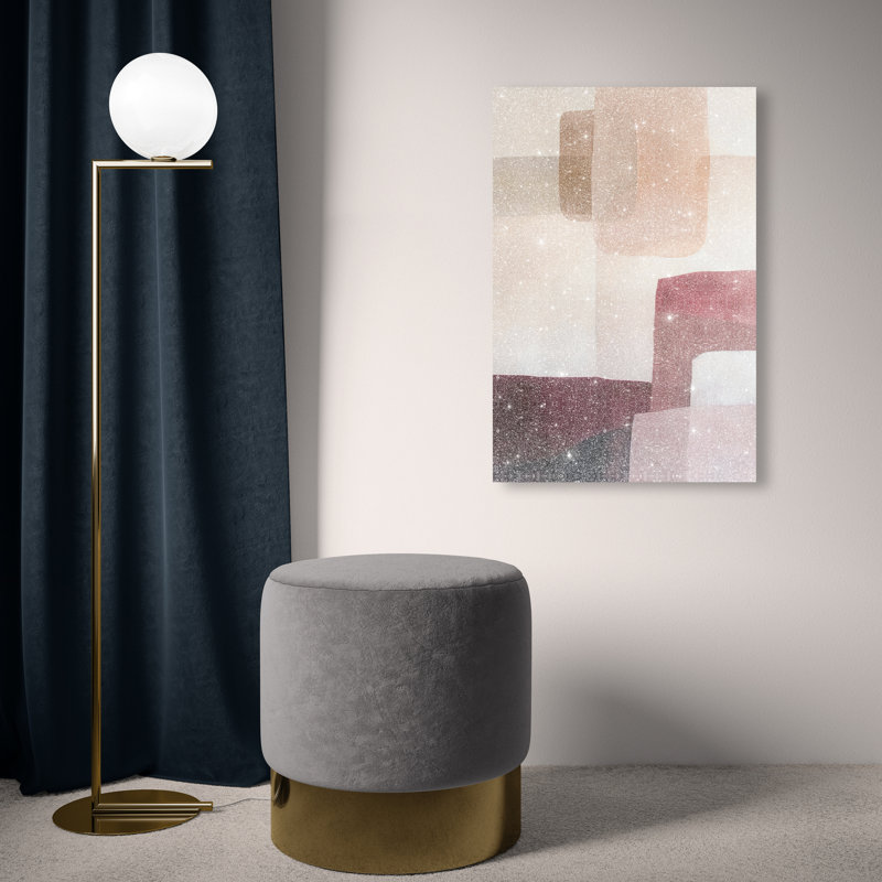 Ruby Dreams I Canvas Abstract Print by Oliver Gal, Black Frame, 10 x 15, 24"H x 16"W, Canvas Unframed